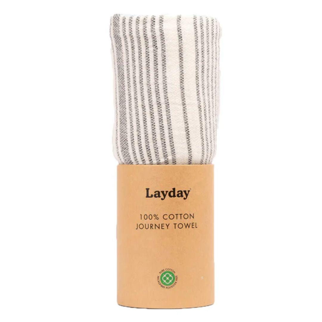 LayDay Charter Queen Beach Towel - Ash